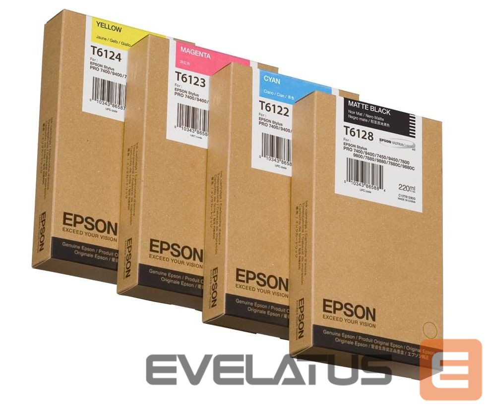 Аксессуары и расходные материалы EPSON T612300 Ink cartrige, Magenta, Singlepack, 220 ml
