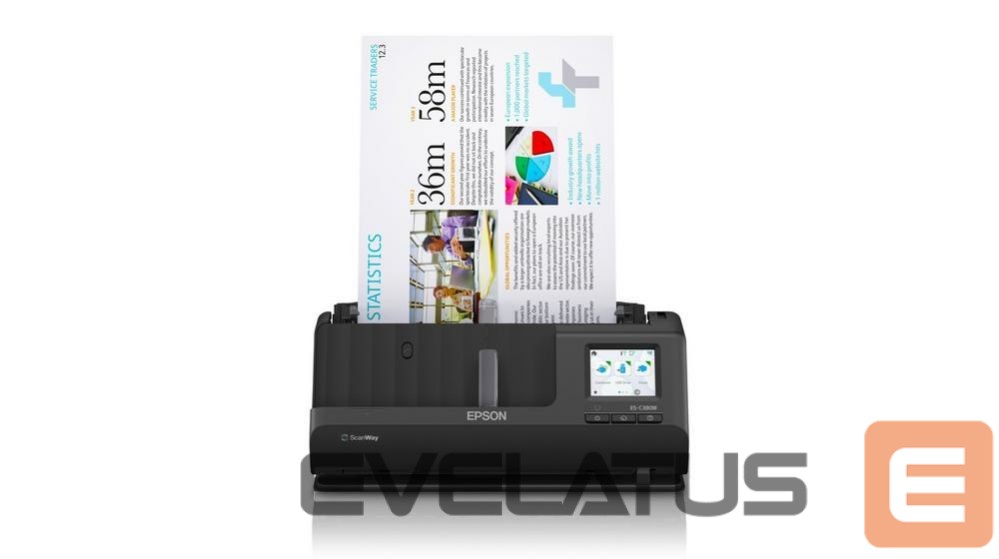 Принтер EPSON Network scanner ES-C380W Compact Sheetfed, Wireless