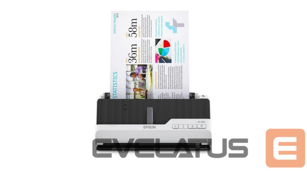 Принтер EPSON Compact deskop scanner DS-C330 Sheetfed, Wired