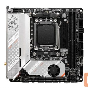 Материнская плата для процессоров Intel MSI  MPG B650I EDGE WIFI Processor family AMD Processor socket AM5 DDR5 DIMM Memory slots 2 Supported hard disk drive interfaces 	SATA, M.2 Number of SATA connectors 4 Chipset AMD B650 Mini-ITX 