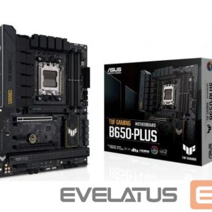Материнская плата для процессоров AMD Asus  Mainboard||AMD B650|SAM5|MicroATX|Memory DDR5|Memory slots 4|1xPCI-Express 4.0 1x|2xPCI-Express 4.0 16x|2xM.2|1xHDMI|1xDisplayPort|4xUSB 2.0|3xUSB 3.2|1xUSB-C|1xRJ45|5xAudio port|TUFGAMINGB650M-PLUS 
