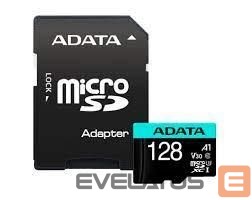 Другой аксессуар для компьютера ADATA  MEMORY MICRO SDXC 128GB W/AD./AUSDX128GUI3V30SA2-RA1 