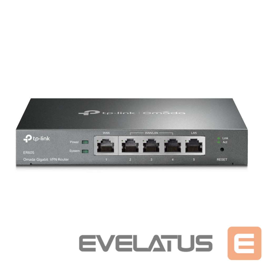 Роутер TP-Link NET ROUTER 1000M 5P VPN/ER605