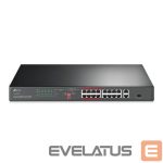 Коммутатор TP-Link  Switch||TL-SL1218P|Desktop/pedestal|16x10Base-T / 100Base-TX|PoE+ ports 16|TL-SL1218P 