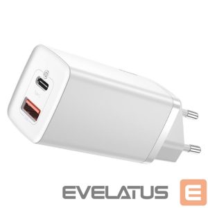 Адаптер Baseus  MOBILE CHARGER WALL 65W / WHITE CCGAN2L-B02 