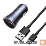 Адаптер Baseus  MOBILE CHARGER CAR 40W/DARK GRAY TZCCJD-0G 