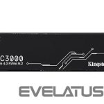 Жесткий диск SSD Kingston  SSD||KC3000|2TB|M.2|NVMe|3D TLC|Write speed 7000 MBytes/sec|Read speed 7000 MBytes/sec|MTBF 1800000 hours|SKC3000D/2048G 