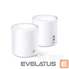 Роутер TP-Link  Wireless Router||Wireless Router|2-pack|1800 Mbps|Mesh|IEEE 802.11a|IEEE 802.11n|IEEE 802.11ac|IEEE 802.11ax|DECOX20(2-PACK) 
