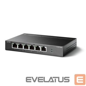 Коммутатор TP-Link  Switch||TL-SF1006P|Desktop/pedestal|6x10Base-T / 100Base-TX|PoE+ ports 4|TL-SF1006P 