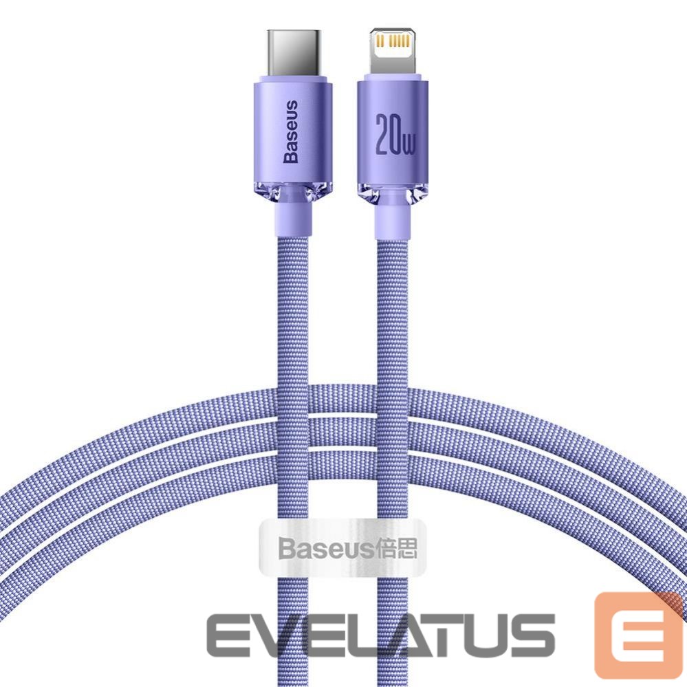 Кабель Baseus CABLE LIGHTNING TO USB-C 1.2M/PURPLE CAJY000205