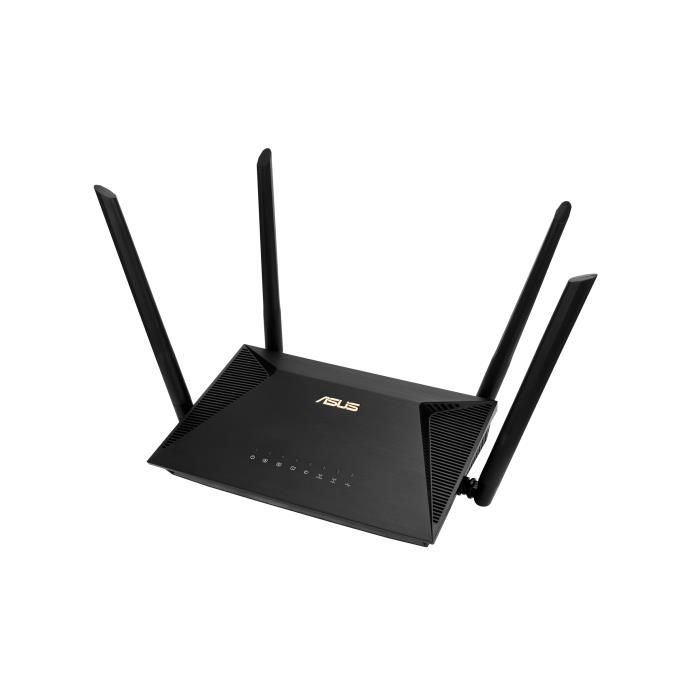 Роутер Asus Wireless Router||Wireless Router|1800 Mbps|Wi-Fi 6|USB|1 WAN|3x10/100/1000M|Number of antennas 4|RT-AX53U