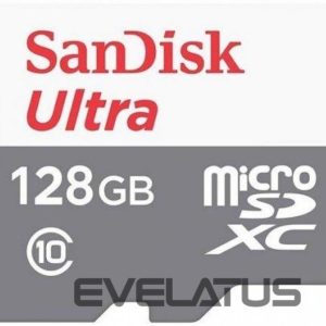 Карты памяти SANDISK BY WESTERN DIGITAL  MEMORY MICRO SDXC 128GB UHS-I/SDSQUNR-128G-GN3MA SANDISK 