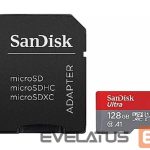 Карты памяти SANDISK BY WESTERN DIGITAL  MEMORY MICRO SDXC 128GB UHS-I/SDSQUAB-128G-GN6IA SANDISK 