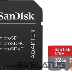Карты памяти SANDISK BY WESTERN DIGITAL  MEMORY MICRO SDHC 32GB UHS-I/W/A SDSQUA4-032G-GN6TA SANDISK 