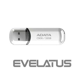 Флеш-накопитель ADATA  MEMORY DRIVE FLASH USB2 32GB/WHITE AC906-32G-RWH 