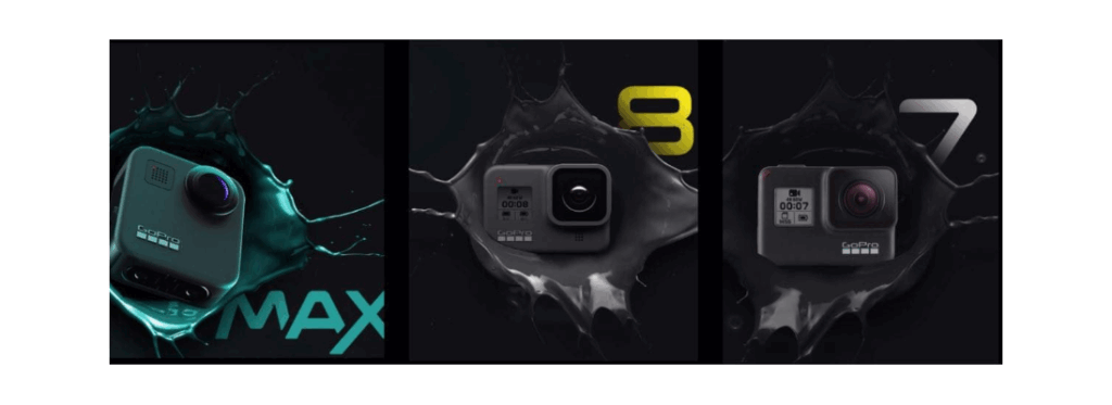 GoPro Max, GoPro Hero 8 и GoPro Hero 7