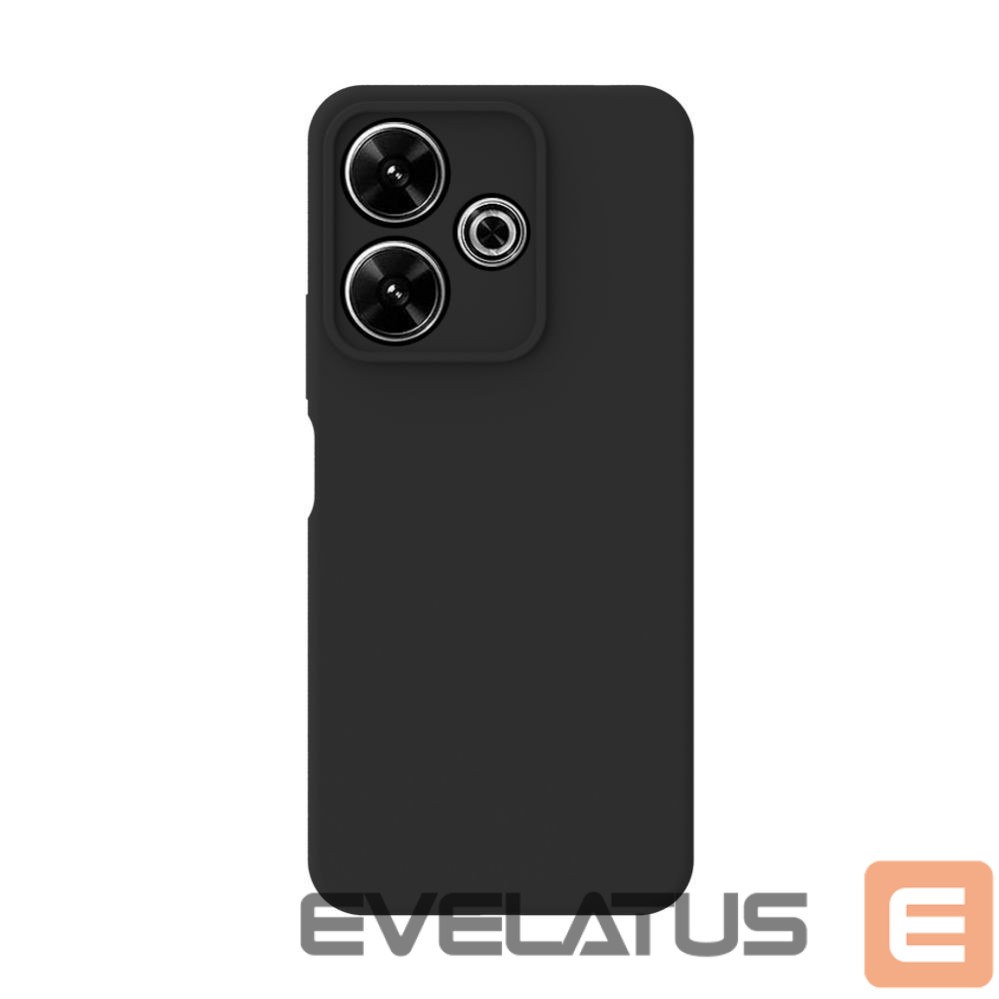 Чехол на заднюю панель Evelatus Xiaomi Redmi 13 4G Premium Magnetic Soft Touch Silicone Case Black