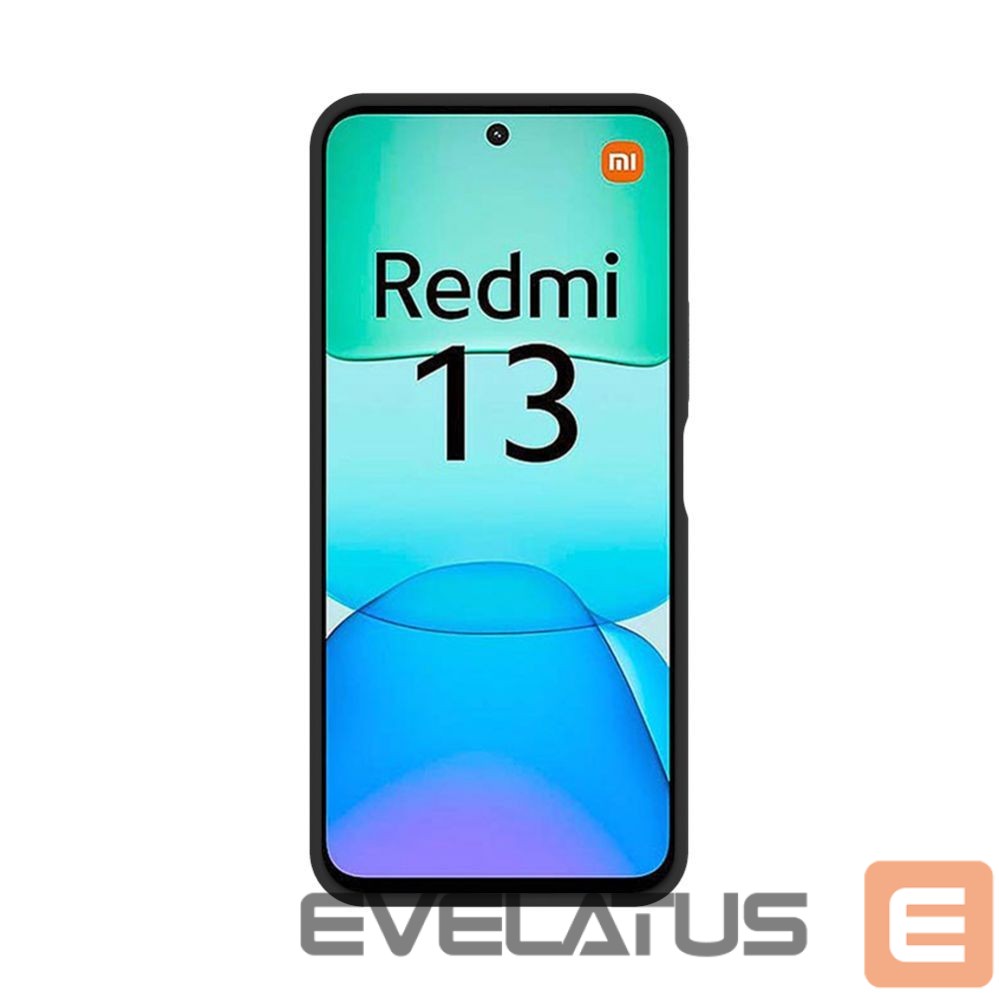 Чехол на заднюю панель Evelatus Xiaomi Redmi 13 4G Premium Magnetic Soft Touch Silicone Case Black