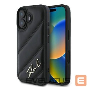 Чехол на заднюю панель Karl Lagerfeld Apple iPhone 16 hardcase Quilted Signature Black