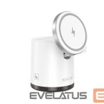Беспроводное зарядное устройство Jellico  W22 4in1 Wireless charger Magsafe 15W iPhone + 3W Apple Watch + Airpods + Lamp White