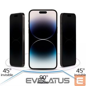 Защитное стекло iLike Samsung GALAXY S24 / S25 Tempered Privacy Glass Black