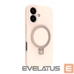 Чехол на заднюю панель Evelatus Apple iPhone 16 Premium Magsafe with Stand Soft Touch Silicone Case Pink Sand