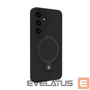 Чехол на заднюю панель Evelatus Samsung Galaxy S25 Premium Magnetic with Stand Soft Touch Silicone Case Black