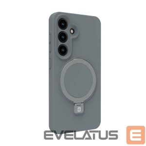 Чехол на заднюю панель Evelatus Samsung Galaxy S25 Premium Magnetic with Stand Soft Touch Silicone Case Silver