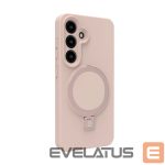 Чехол на заднюю панель Evelatus Samsung Galaxy S25 Premium Magnetic with Stand Soft Touch Silicone Case Pink Sand