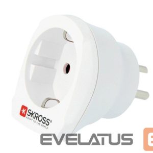 Адаптер Skross  Travel adapter CA EU to DEN - Europe to Denmark White