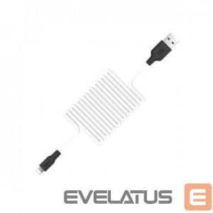 Кабель Hoco  X21 Silicone iP charging cable Black White