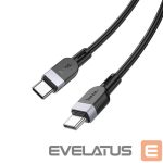 Кабель Hoco  X109 Energy 60W silicone charging data cable C to C(L.3M) Black