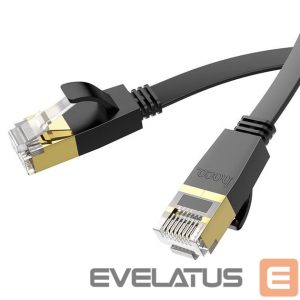 Кабель Hoco  US07 General pure copper flat network cable(L=3M) Black