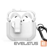 Чехол для наушников Dux Ducis - AirPods 4 PECP Series PC+TPU Cover with Hook White