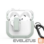 Чехол для наушников Dux Ducis - AirPods 4 PECP Series PC+TPU Cover with Hook White Green