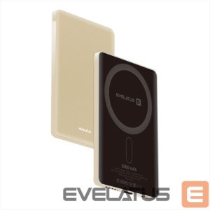 Внешний аккумулятор Evelatus  Evelatus PD20W 5000mAh Power Bank MagLink Elite With Wireless charging EVEP02PBMEG Gold