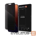 Защитное стекло Evelatus Apple iPhone 15 Privacy Corning Gorilla Glass Anti-Static 3D Full Cover 10X Stronger