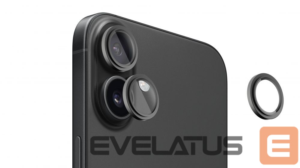 Защитное стекло Evelatus Apple iPhone 16 / 16 Plus Camera Lens Protector Armor Black