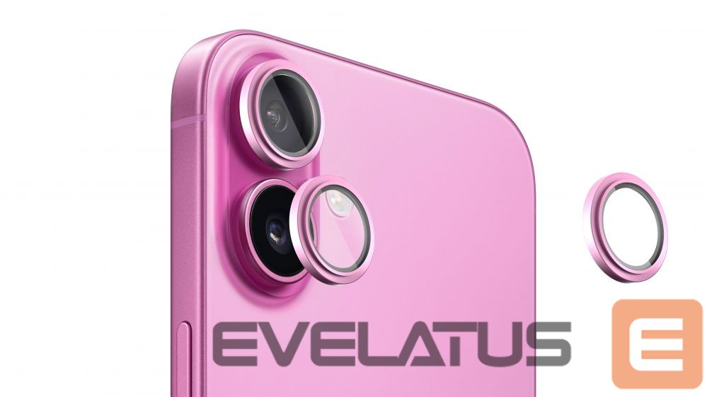 Защитное стекло Evelatus Apple iPhone 16 / 16 Plus Camera Lens Protector Armor Pink