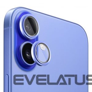 Защитное стекло Evelatus Apple iPhone 16 / 16 Plus Camera Lens Protector Armor Ultramarine