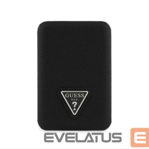 Внешний аккумулятор Guess  PU Grained Triangle Logo MagSafe Powerbank 5000mAh Black