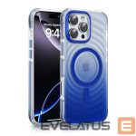 Чехол на заднюю панель Evelatus Apple iPhone 15 Pro EchoWave Clear MagSafe Blue