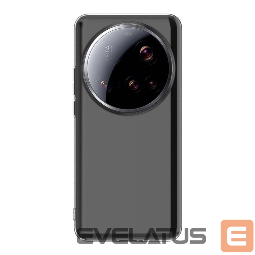 Чехол на заднюю панель Evelatus Xiaomi 15 Ultra Clear Silicone Case 1.5mm TPU Transparent