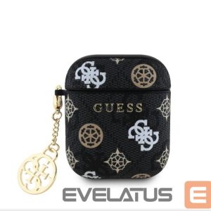 Чехол для наушников Guess - AirPods 1/2 PU 4G Peony Charm Case Black
