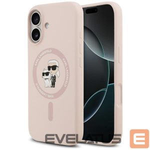 Чехол на заднюю панель Karl Lagerfeld Apple iPhone 17 Liquid Silicone Karl and Choupette MagSafe Case Pink
