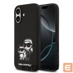 Чехол на заднюю панель Karl Lagerfeld Apple iPhone 17 Liquid Silicone K&CH Sketch MagSafe Case Black