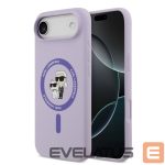 Чехол на заднюю панель Karl Lagerfeld Apple iPhone Air Liquid Silicone Karl and Choupette MagSafe Case Purple