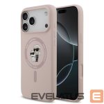 Чехол на заднюю панель Karl Lagerfeld Apple iPhone 17 Pro Max Liquid Silicone Karl and Choupette MagSafe Case Pink