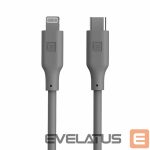 Кабель Evelatus  Evelatus USB C to Lightning Silicone Cable 1.2M (MFI10CL) 60W / 20V3A Grey