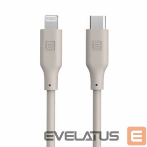 Кабель Evelatus  Evelatus USB C to Lightning Silicone Cable 1.2M (MFI10CL) 60W / 20V3A Warm Gray